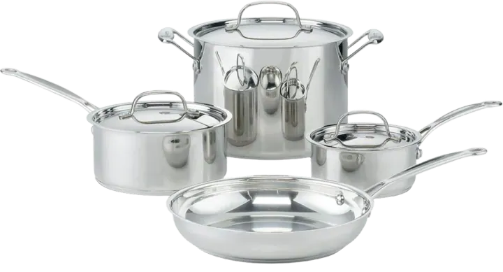 Cuisinart 7-Piece Stainless Steel Cookware Set