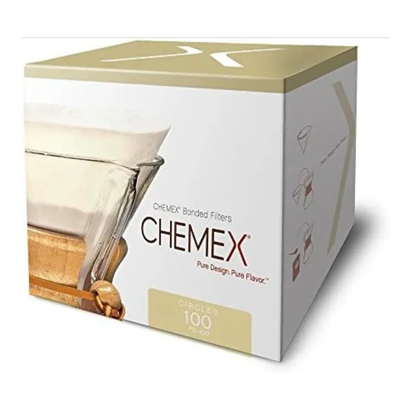 Chemex Bonded Coffee Filters, 100-Pack