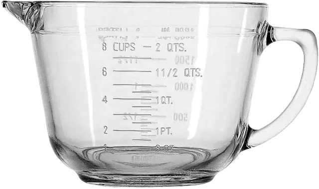 Anchor Hocking 2-Quart Glass Batter Bowl