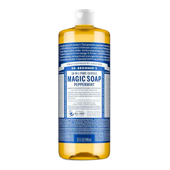 Dr. Bronner's Peppermint Pure-Castile Liquid Soap