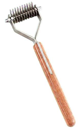 Mars Coat King Original 10-Blade Coarse Undercoat Rake