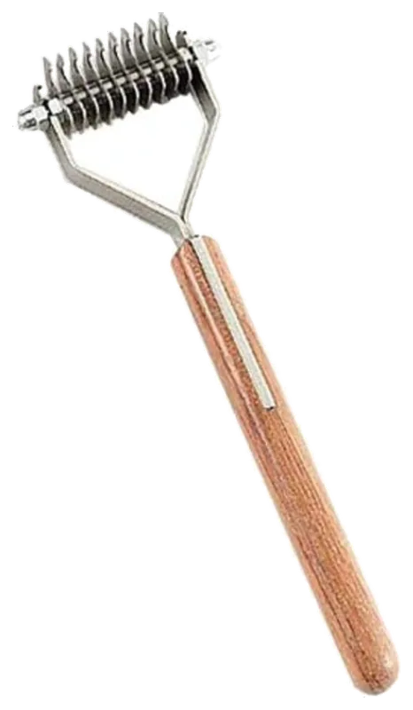 Mars Coat King Original 10-Blade Coarse Undercoat Rake