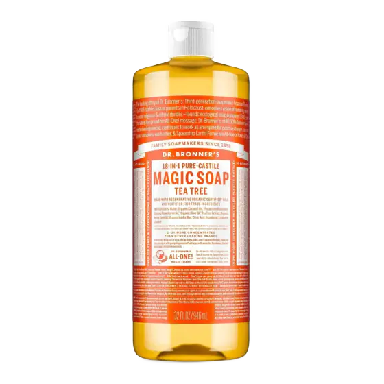 Dr. Bronner's Tea Tree Pure-Castile Liquid Soap