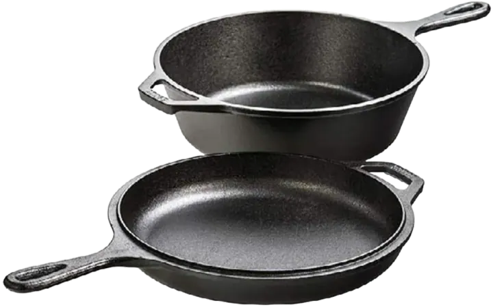 Lodge Cast Iron Combo Cooker (deep pot + skillet lid)