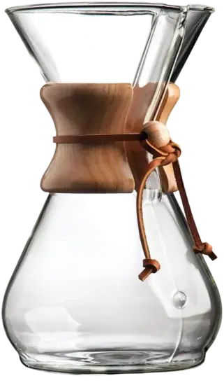 Chemex Pour-Over Glass Coffeemaker (8-cup)