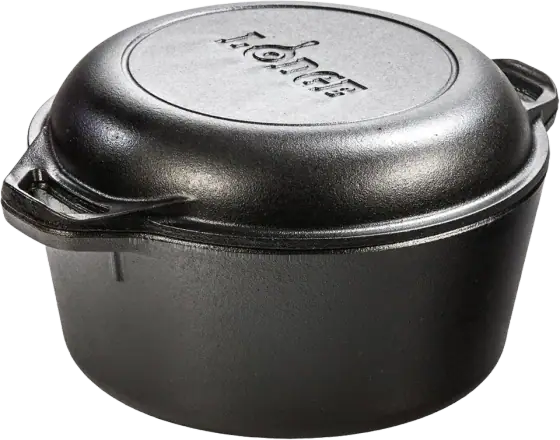 Lodge Double Dutch Oven Combo (5 qt)
