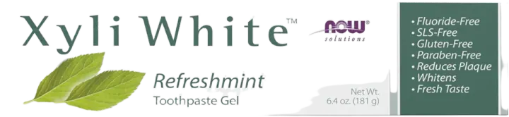 NOW Foods XyliWhite Toothpaste Gel, Refreshmint