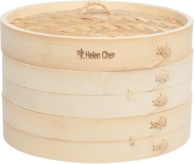 Helen's Asian Kitchen Bamboo Steamer (12-inch)
