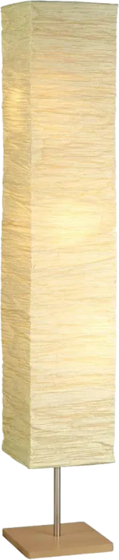 Adesso Three Light Floor Lamp - Natural Wood Base