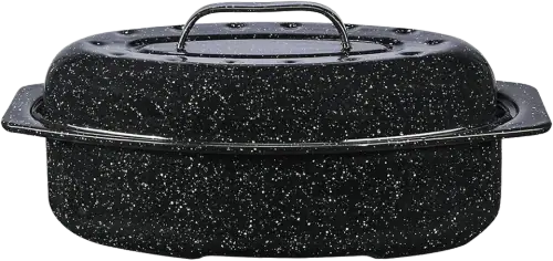 Granite Ware Porcelain Enamel Rectangular Roaster