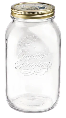 Bormioli Rocco Quattro Stagioni 50.75-Ounce Glass Mason Jar