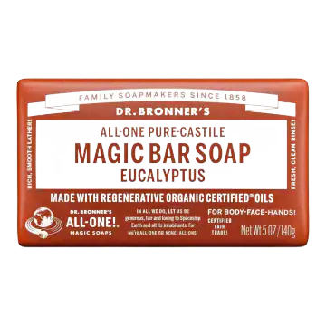 Dr. Bronner's Eucalyptus Pure-Castile Bar Soap