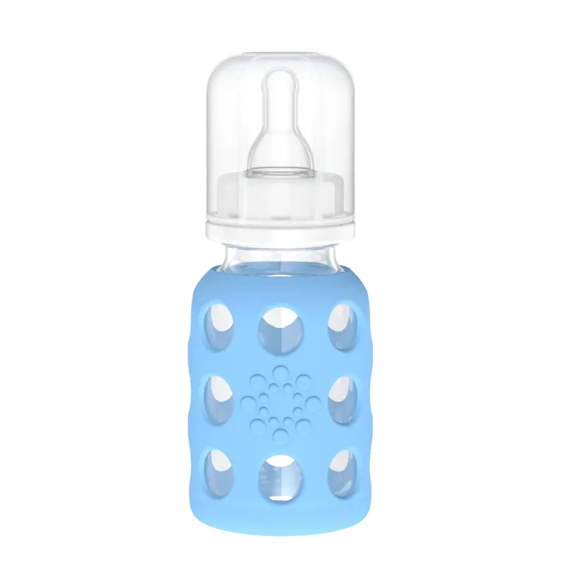 Lifefactory Glass Baby Bottle with Silicone Sleeve
