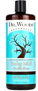 Dr. Woods Unscented Baby Mild Liquid Castile Soap