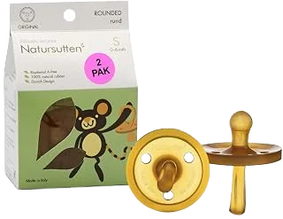 Natursutten Natural Rubber Pacifier — Original Shield, 0–6 Months