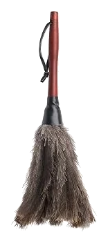 Redecker Ostrich Feather Duster with Varnished Handle, Small