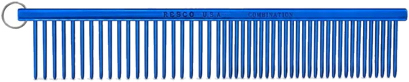 Resco Greyhound Combination Grooming Comb, 1-Inch Pins