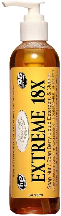NaturOli EXTREME 18X Soap Berry Liquid Laundry Soap (Unscented)