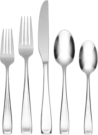 Oneida Moda 65-Piece Fine Flatware Set, Service for 12