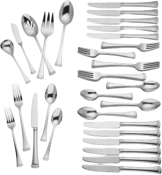 Lenox Portola 65-Piece Flatware Set, Service for 12