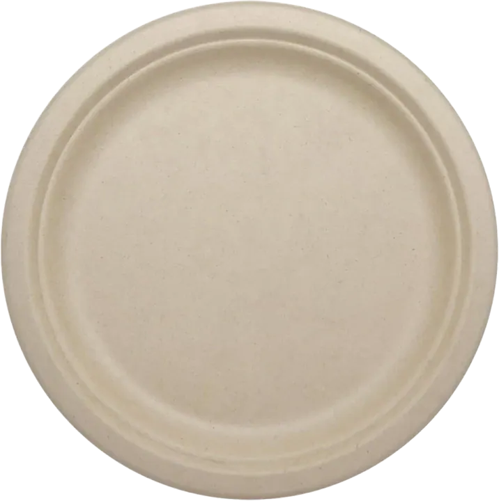 World Centric Compostable Round Paper Plates, 9"