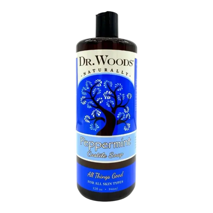 Dr. Woods Peppermint Liquid Castile Soap
