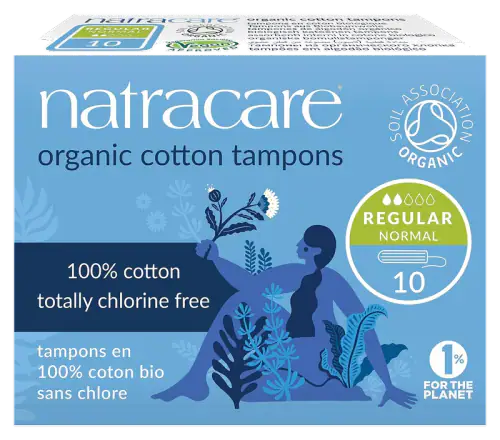 Natracare Non-Applicator 100% Organic Cotton Tampons