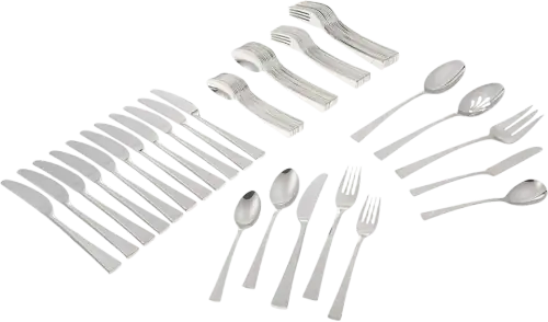 Gorham Biscayne 65-Piece Flatware Set, Service for 12