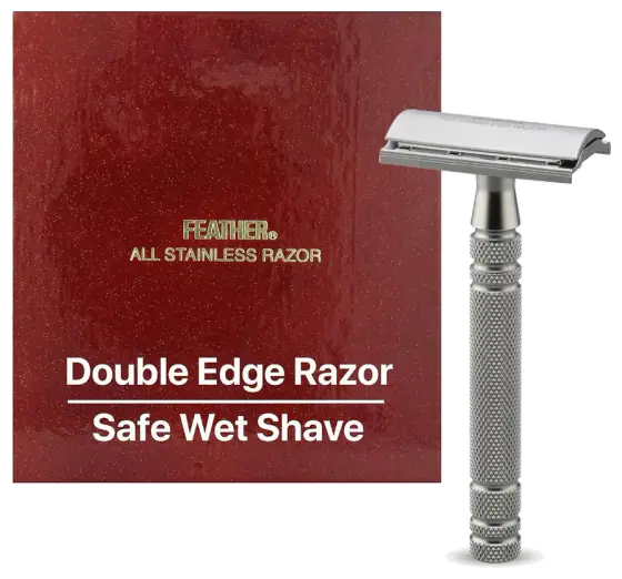 Feather AS-D2 Stainless Steel Double-Edge Safety Razor