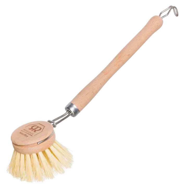 Redecker Beechwood Dish Brush with Tampico Bristles