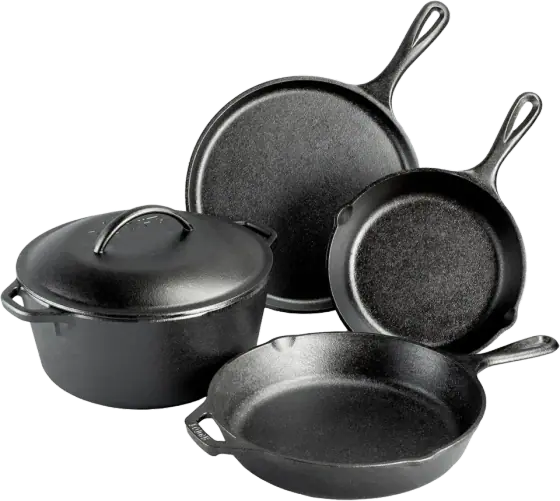 Lodge Seasoned Cast Iron 5-Piece Set