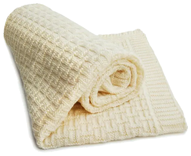 Sonnenstrick Organic Merino Wool Baby Blanket, 31.5 × 35.5 in