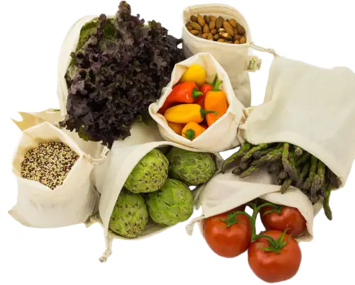 Reusable Grocery Produce Shopping and Storage Bags
