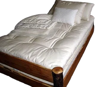 Holy Lamb Organics Ultimate Quilted Wool Mattress Topper — King