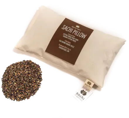Sachi Organics Mini Buckwheat Hull Pillow
