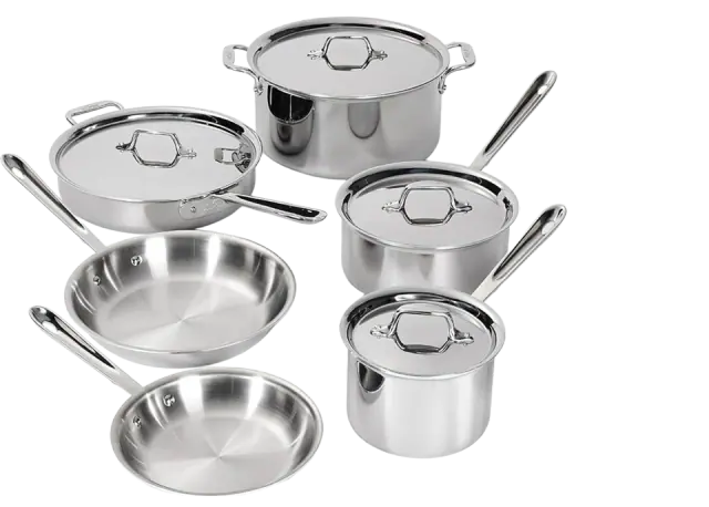 All-Clad D3 Stainless 10-Piece Set