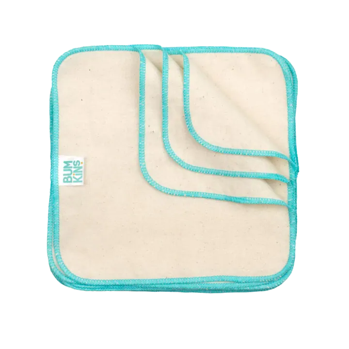 Bumkins Reusable Flannel Baby Wipes (12-Count)