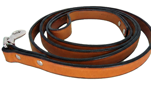 Auburn Leathercrafters Leather Dog Leash, 72 Inches