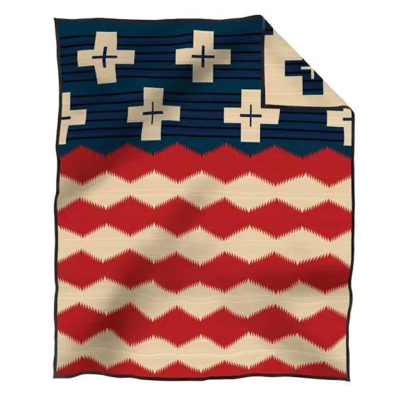 Pendleton Jacquard Unnapped Twin Blanket 64" x 80"