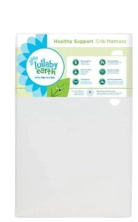 Lullaby Earth Waterproof Crib Mattress — Standard, White