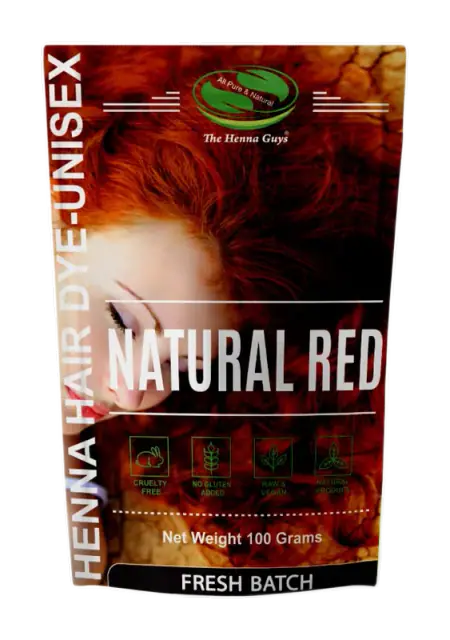 The Henna Guys Natural Red Henna Hair Dye (100 g)
