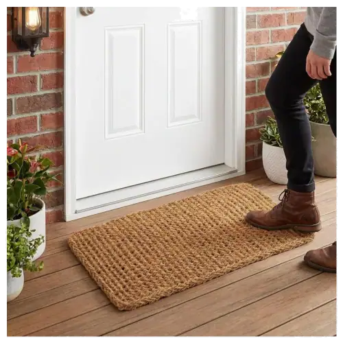 Kempf Dragon Weave Coir Doormat — 22 × 36 in