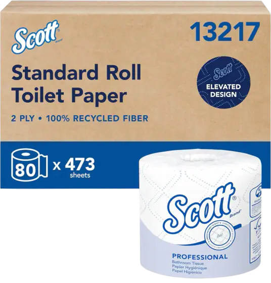 Scott Professional 100% Recycled Fiber Toilet Paper, Bulk