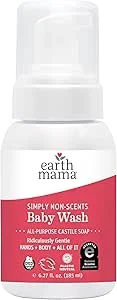 Earth Mama Simply Non-Scents Foaming Baby Wash