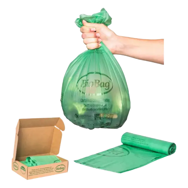 BioBag 3 Gallon Compostable Food Scrap Bags, 100 ct