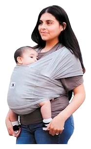 Baby K’tan Original Cotton Carrier, Heather Gray, XL
