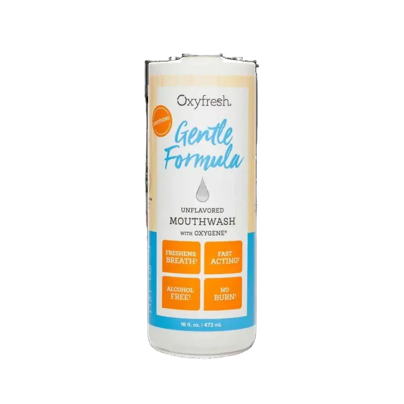 Oxyfresh Gentle Unflavored Mouthwash, 16 oz