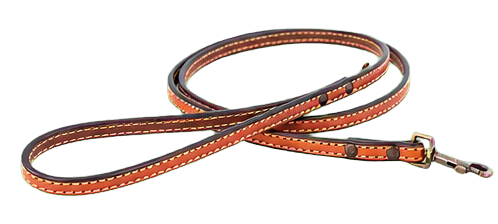 Auburn Leathercrafters Heirloom Full-Grain Leather Dog Lead, Tan, 1 Inch by 48 Inches