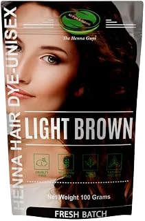 The Henna Guys Light Brown Henna Hair Dye (100 g)
