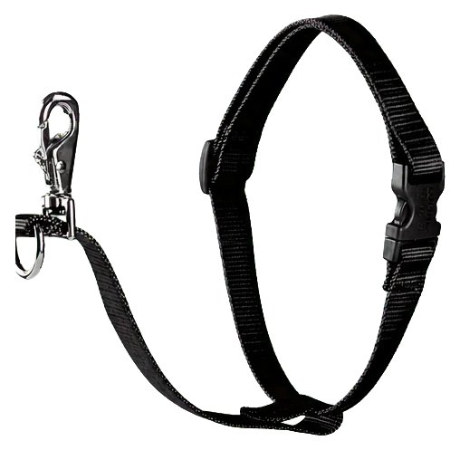 LupinePet Black No-Pull Harness, 26–38 in